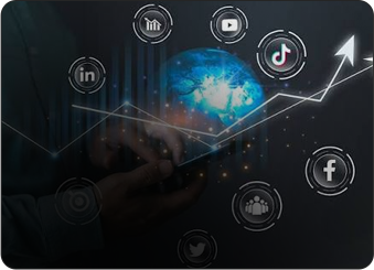 Social media analytics artwork